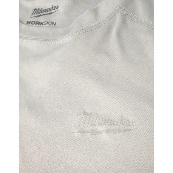 MILWAUKEE MENS WORKSKIN SHIRT GRAY SIZE XL STRETCH PERFORMANCE DRY - Picture 7 of 9